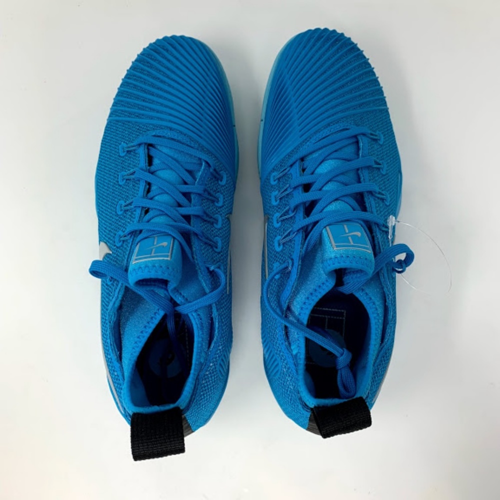 Nike Air Zoom Ultra React HC Blue Fury Tennis Shoe - Picture 4 of 7